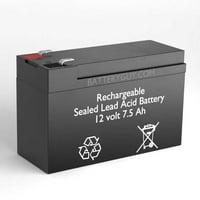 This is an AJC Brand Replacement Eaton PW5110 12V 4.5Ah UPS Battery 